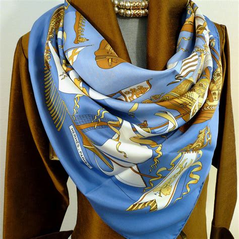 vintage hermes silk scarf ebay|Hermes vintage scarf catalogue.